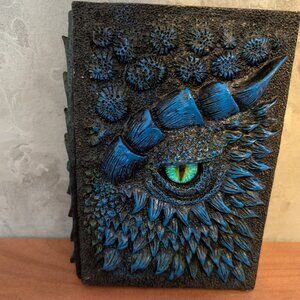 Dragon 3D Journal Black and Blue